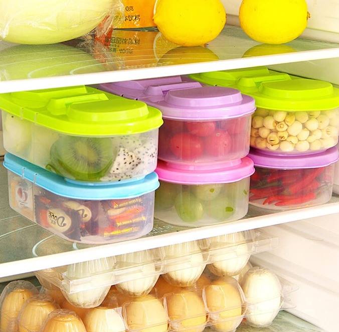 Multi-section Fridge Storage Box